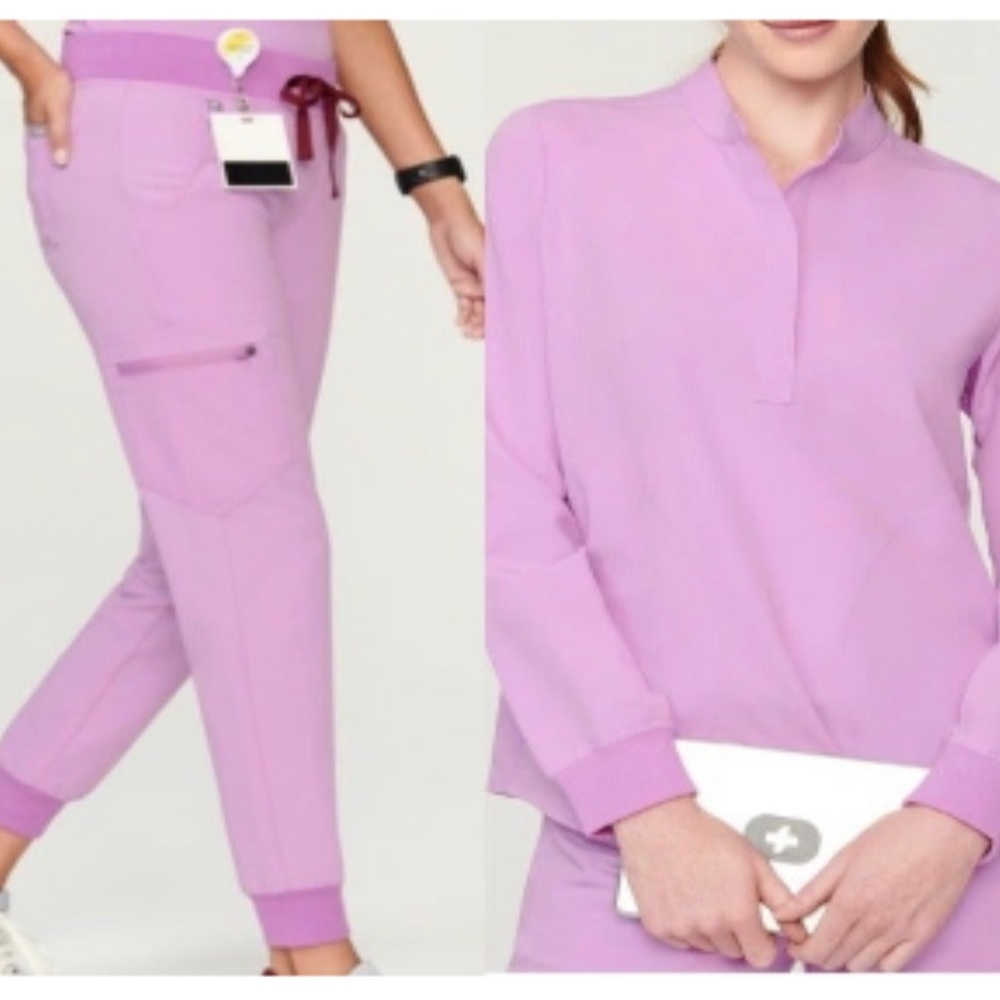 Brand NWT in original packaging FIGS scrub set. Limited Edition color DUSK